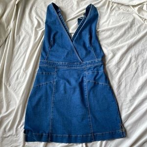 Denim Overall Dress
